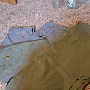 4 pairs carhartt pants